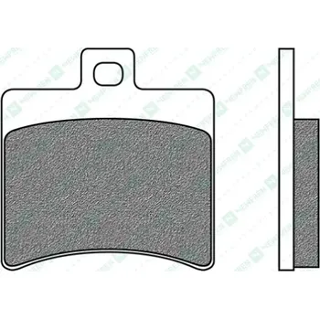 Brzdová destička brzdové destičky, NEWFREN (směs SCOOTER ELITE SINTERED) 2 ks v balení M502-890