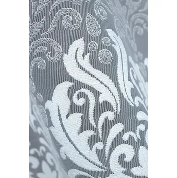 Záclona na metry žakárová, bílá, 160 cm metráž