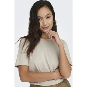 Only dámské basic triko Only béžové Velikost: XL