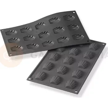 Kuchyňská sůl Silikonová forma pro monoporce, 15 otvorů 44x34x10 mm - 30SF031 | MARTELLATO, Madeleine