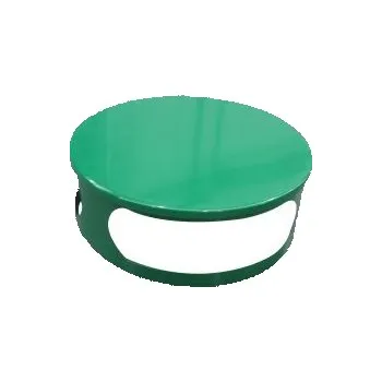 Venkovní odpadkový koš HTI Víko k betonovému koši - barva zelená MC-6117-A2