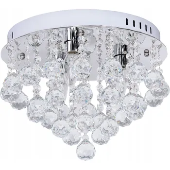 Stropní Svítidlo kulatý Venti 50 x 40 cm stříbrný