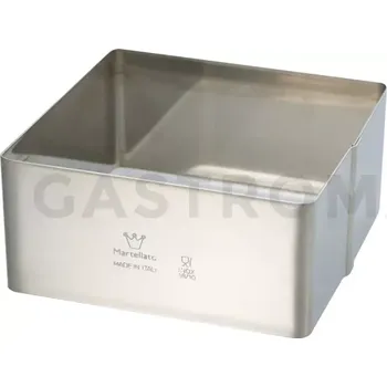 Kuchyňská sůl Čtvercový ráfek na pečivo - 100x100x60 mm | MARTELLATO, Square