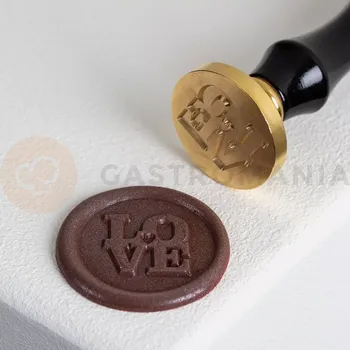 Kuchyňská sůl Razítko na čokoládu s nápisem Love, 30 mm | MARTELLATO, 20FH31S