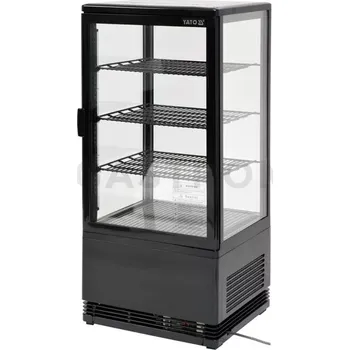Chladící vitrína 78 l 42x38x96 cm černá | YATO, YG-05056