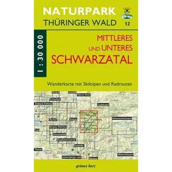 Wanderkaarte Mittleres/unteres Schwarzatal