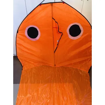 Létající drak Alltoys Létající drak Oranžový 10m dlouhý ocas