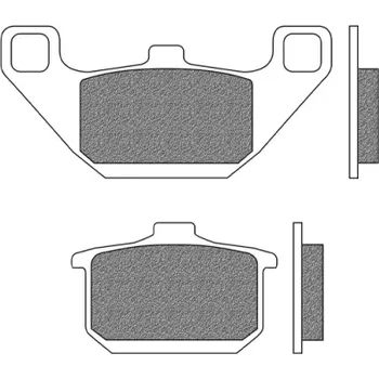 Brzdová destička brzdové destičky, NEWFREN (směs ROAD TOURING ORGANIC) 2 ks v balení M502-982