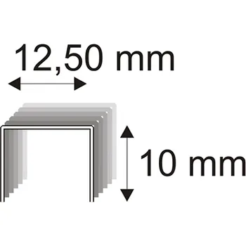 Spona do sešívačky RON-CONMETRON SPONKY RON 342/10MM PRO GÜDE KN14 KARTON 23400 KS ČALOUNICKÉ