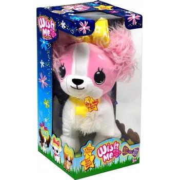 plyšák Interaktivní Plyšová Hračka růžový pes Wish Me