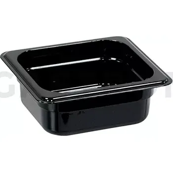 Gastro oděv Polykarbonátová černá nádoba GN 1/6, 65 mm | STALGAST, Bufet
