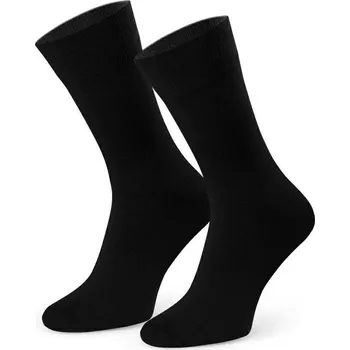 Pánské ponožky Černé pánské ponožky z bambusového vlákna Art.149 WK008, BLACK Velikost: 44/46