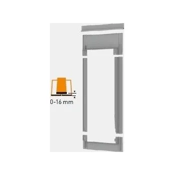 Příslušenství k oknu DAKEA KLS - Lemování na plochou krytinu standardní 0-16mm - S8A - rozměr 114*140cm