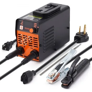 Svářečka VEVOR Svářečka obalenou elektrodou 220V, svářečka TIG ARC/Lift 160A s velkým LED displejem, přenosná svářečka obalenou elektrodou 2 v 1 s horkým startem Arc Force Anti-Stick VRD, svářečka MMA ARC, svařování