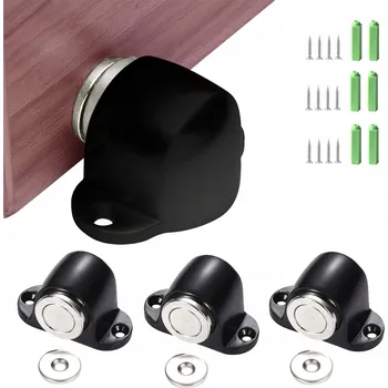 DVEŘNÍ ZARÁŽKA MAGNETICKÁ ZARÁŽKA DVEŘÍ MAGNET STOPPER 3ks