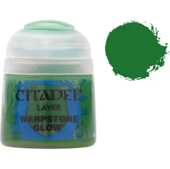 Olejová barva Citadel Layer Paint (Warpstone Glow) - krycí barva zelená