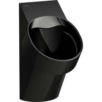 LAUFEN Laufen, Odsávací urinál rimless, H8402850000001 Varianta: Černá lesklá