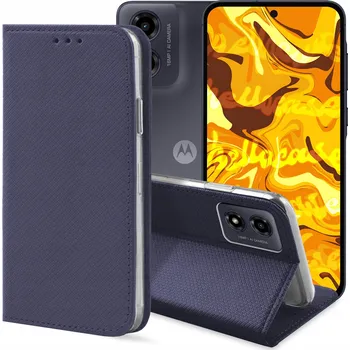 Pouzdro na mobilní telefon Flipové pouzdro Hello Case pro Motorola Moto G04, Moto G24 Power, modré
