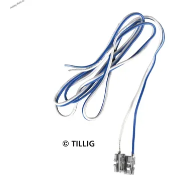 Modelová železnice Spojky napájecí kolejí s podložím s kabelem hnědé TT - Tillig 83957