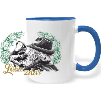 Hrnek - Myslivec Barva: Modrá