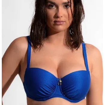 Dámské plavky Plavková podprsenka vyztužená ANTIGEL (FBB4007-06), Barva modrá, Velikost 85D