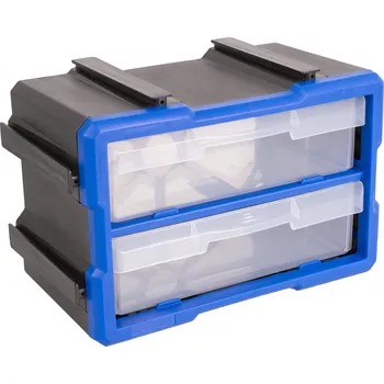 ALASPRO Plastový organizér, 2 boxy