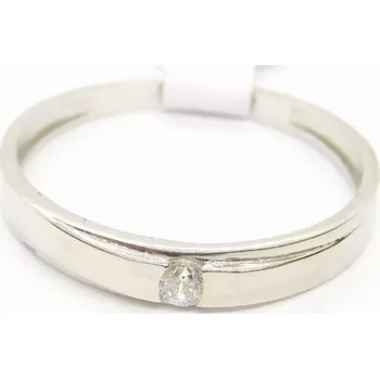 Prsten Klenoty Budín Dámský zásnubní prsten se zirkonem 585/1,30gr vel. 55 25531 (Klenoty Budín Dámský zásnubní prsten se zirkonem 585/1,30gr vel. 55 25531)