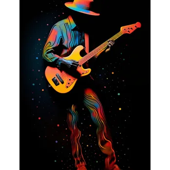 Plakát Plakát Barevná Melodie bez rámu 50 x 65 cm