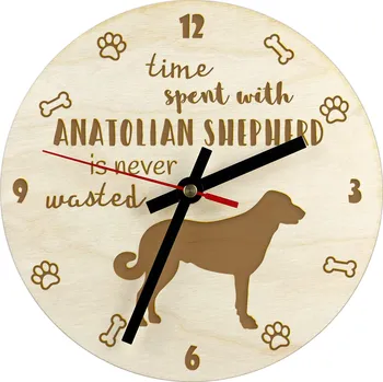 Hodiny Nástěnné hodiny Art-Dog béžové 20 cm