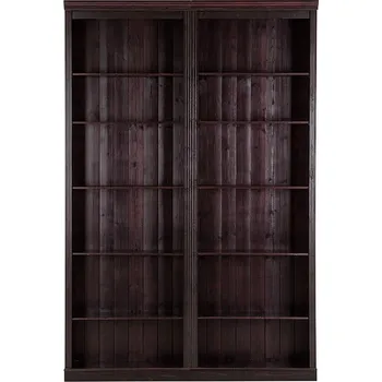 Knihovna Hnědá knihovna z borovicového dřeva 148x223 cm Anita – Støraa ID_1670614