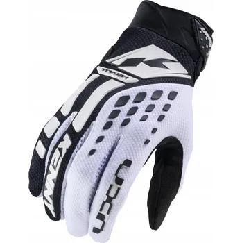 Moto rukavice KENNY RACING 2025 RUKAVICE CROSS/ENDURO MODEL TRACK BÍLÁ/ČERNÁ BARVA BÍLÁ