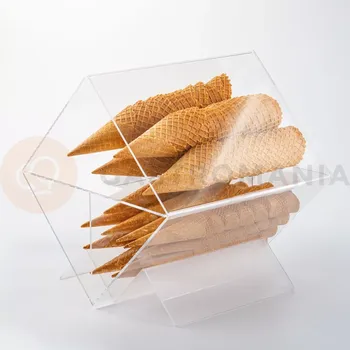 Výdejník vody Dělený stojan na zmrzlinové kornouty, čtvercový | MARTELLATO, AG04610