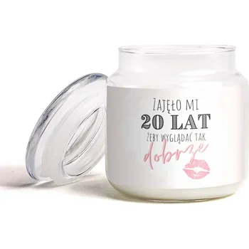 Svíčka Vonná svíčka k narozeninám Trvalo mi 20 let, abych vypadal/a tak dobře