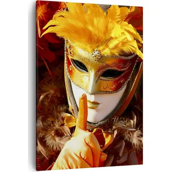 Obraz Obraz na plátně do obýváku ložnice 50x70 maska obrazy na zeď canvas