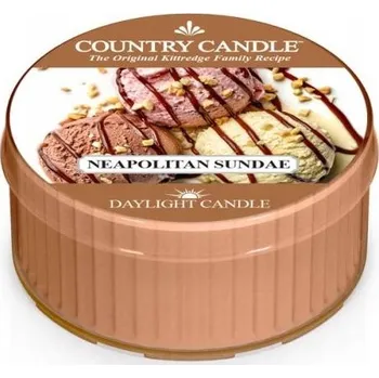 Svíčka Parafínová čajová svíčka Neapolitan Sundae Country Candle 1 ks