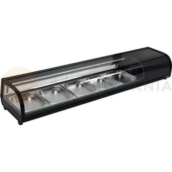 Chladící vitrína 5x1/2 GN 180x42x29,5 cm | YATO, YG-05005