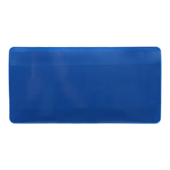 Obal na knihu djois magnetická kapsa na logistický štítek, 160 × 80 mm, PVC, modrá, 50 ks