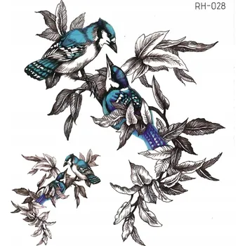 Tetování Omyvatelné tetování pro děti PTÁCI RH028