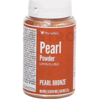 Výroba svíčky Práškové barvivo 25 g - perleťově hnědé | MARTELLATO, Pearl powder