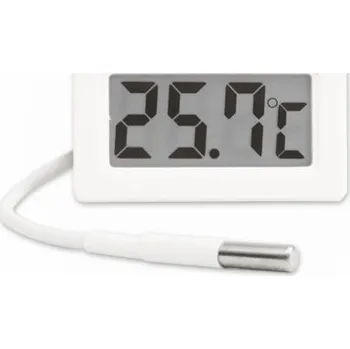Domácí teploměr DIGITÁLNÍ ELEKTRONICKÝ TEPLOMĚR SONDA 1m LCD SNÍMAČ TEPLOTY TERÁRIUM