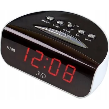 Budík SÍŤOVÝ LED BUDÍK JVD SB1709.1 ČERVENÉ ČÍSLICE