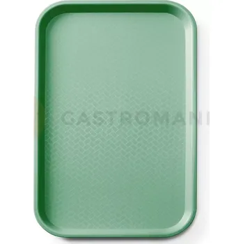 Podnos fast food z polypropylenu GN 1/1 zelený, 530x325x20 mm | AMERBOX, 878576