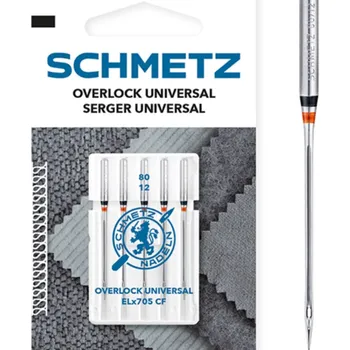 Schmetz jehly do overlocku ELx705 SUK CF, vel. 80/12