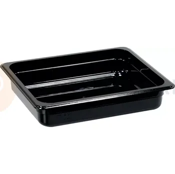 Gastro oděv Polykarbonátová černá nádoba GN 1/2, 65 mm | STALGAST, Bufet