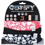 OXFORD Sada multifunkčních šátků Comfy Skulls Šátek NW106