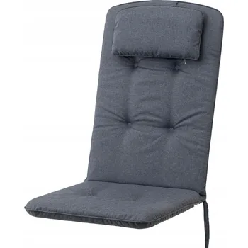 Polštář Polštář na křeslo, polštář na židli „Benita“, 50x48x73, barva tmavě modrá