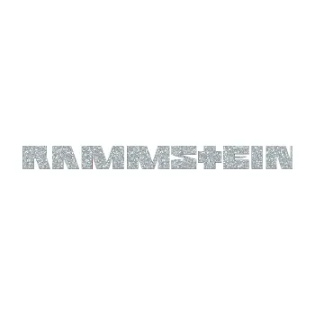 Samolepicí dekorace na vozidlo Rammstein 001 (91 - Ultra Metalic stříbrná metalíza) SAMOLEPKA NA AUTO, NÁLEPKA, FÓLIE, POLEP, TUNING, VLASTNÍ TEXT, TISK, AUTOSAMOLEPKY.cz, POLEPY, OBRÁZEK, LOGO, 3D STICKERS