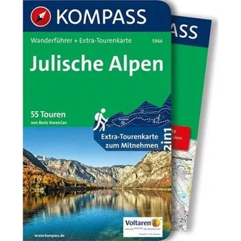 Cestování Kompass Wanderführer Julische Alpen, m. 1 Karte - Korencan, Boris