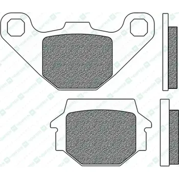 Brzdová destička brzdové destičky, NEWFREN (směs ROAD TOURING ORGANIC) 2 ks v balení M502-865