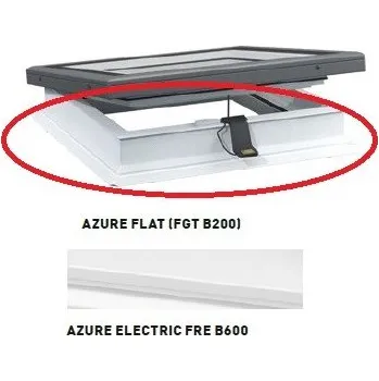 Okno DAKEA AZURE FLAT - Plastové střešní okno FGT B200 - 0912 - rozměr 90*120cm